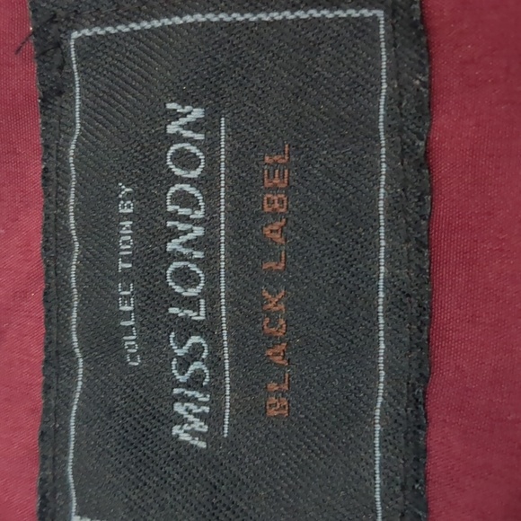 Miss London Burgundy Utility Jacket Womens Medium Hooded Weather-Resistant - Picture 5 of 9